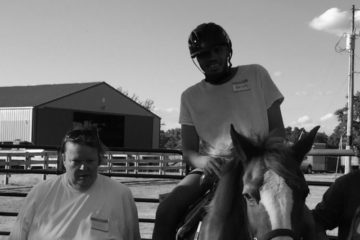 Pegasus Freedom Reins Ohio Animal Assisted Therapy Session with People with Developmental Disabilities